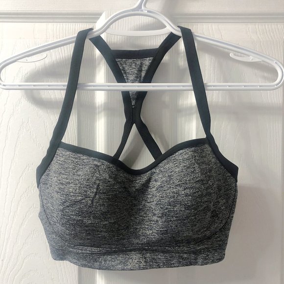 Victoria's Secret VSX Sports Bra Black Gray 32D - Picture 1 of 5
